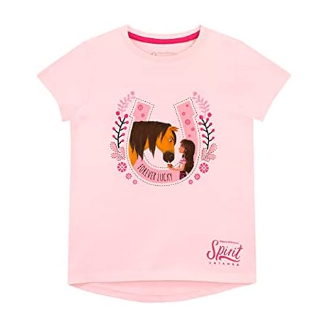 DREAMWORKS Girls Spirit Riding Free T-Shirt Cover