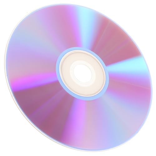 Hoement Paquete de CD-r Vírgenes de Alta Capacidad 1 Unidad Caja, Disco Compacto Grabable para Música, Grabación de Datos y Llamadas, Compatible Reproductores de DVD y Uso Portátil