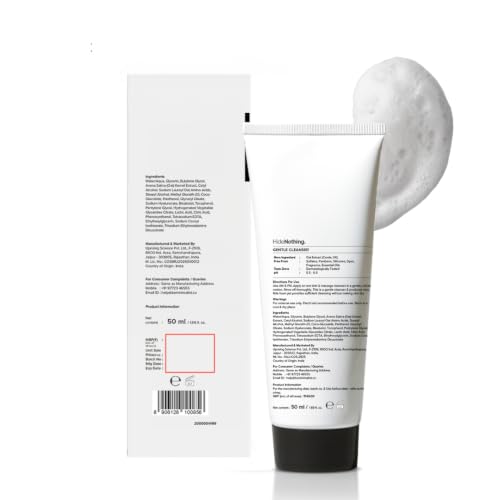 Image of Minimalist Gentle Face Wash With 6% Oat Extract & Hyaluronic Acid For Sensitive Skin (Dry to Normal) | Sulphate Free | Non-Drying | Fragrance Free | Gentle Cleanser (50 ML)