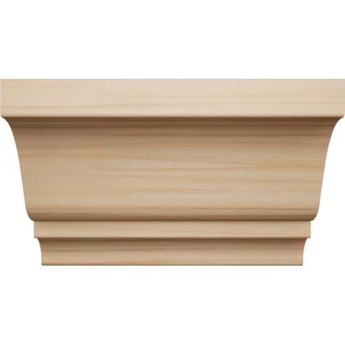 3 15/16'P x 6'L x 3 7/8'H WM45 Americraft Solid Hardwood Stain Grade MiterLink Crown Moulding Coupler, Alder (Matches Moulding MLDW01X05WM45AL)