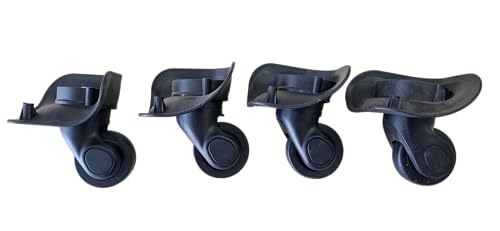Kit 4 Rodinhas Giratórias De Substituição Para Malas Com rodas 360, servem para Bordo Média e Grande