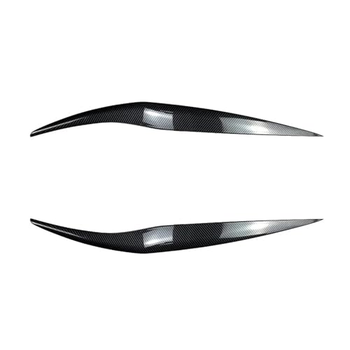 Décoration de garniture paupière sourcil couverture phare avant Ford Fiesta MK6.5 carbon look
