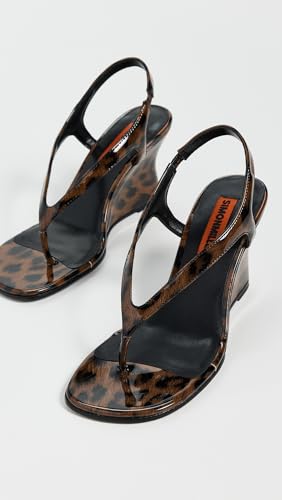 SIMONMILLER Women's Beep Thong Wedge Sandals4