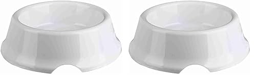 Trixie Hundenapf aus leichtem Kunststoff, 14 cm Durchmesser, 1 Stück (Packung mit 2)