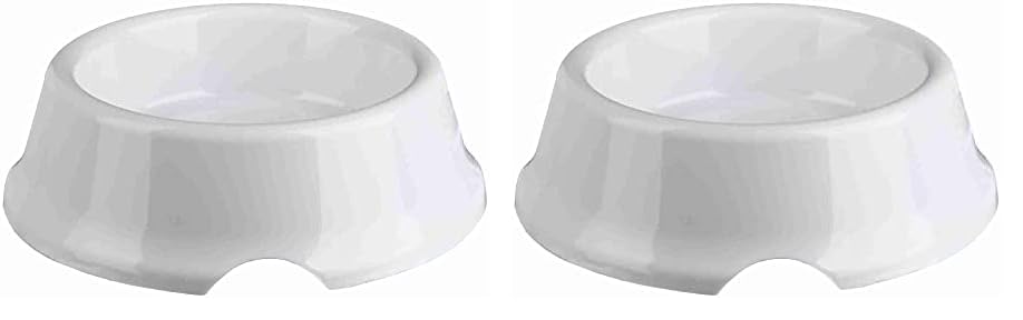 Trixie Hundenapf aus leichtem Kunststoff, 14 cm Durchmesser, 1 Stück (Packung mit 2)