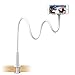 Produktbild Enllonish 90cm Handyhalter, Handy Halterung Schwanenhals Halter Universal Ständer für iPhone Smartphone Handy Tablet 360° Drehen (Weiß) (Holder for Phone)