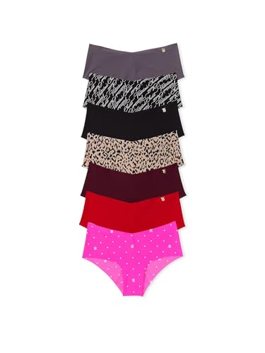 Image of Victoria's Secret Women's No Show Cheeky Underwear, Minimal Coverage Panties for Women, Multi Pack (XS-XXL)