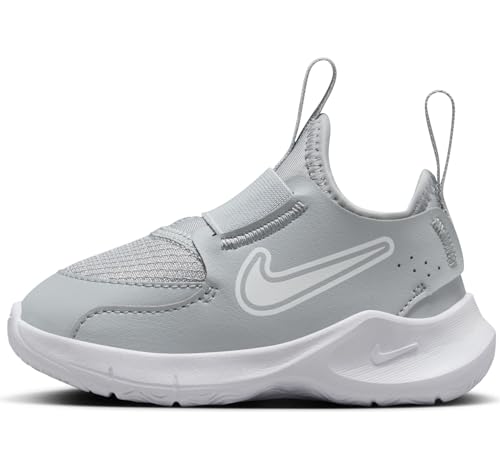 Nike Flex Runner 3 Baby/Toddler Shoes (FN1478-001, Wolf Grey/White) Size 2