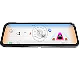 AAMHHM Upgraded 9.66" HUD for Tesla Model Y 2019-2024 & Model 3 2017-2023 - Wireless CarPlay/Android Auto, Blind Spot Alerts, Real-Time Data Sync, Anti-Glare Display, OTA Updates