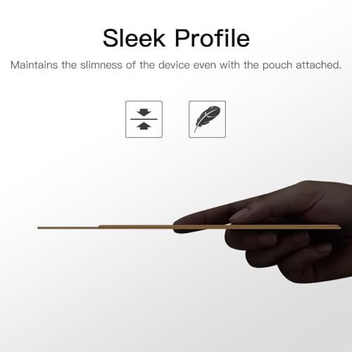 Image of MoKo Adhesive Pencil Case Holder Sticker for Apple Pencil, Mocha Mousse
