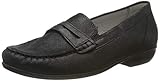  Waldläufer Damen Hina Mokassin, Schwarz (Bronx Schwarz 001), 39 EU