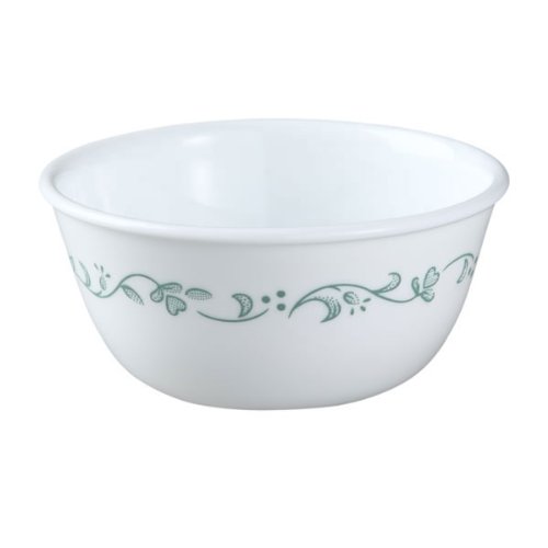 Corelle Livingware Dessert Bowl - 10 Oz, Country Cottage Pattern, Dishwasher & Microwave Safe
