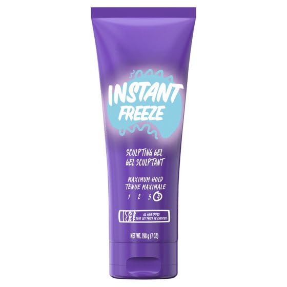 A'ussie Instant Freeze Sculpting Hair Gel for Curly Hair, Straight Hair, and Wavy Hair, 7 oz Unisex (1 pack)