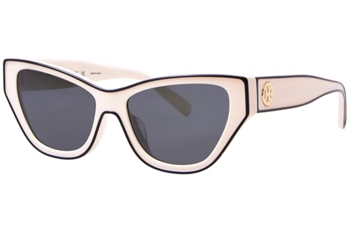 Tory Burch TY7206U 198887 Sunglasses Women's Ivory/Black/Gold/Dark Grey 54mm