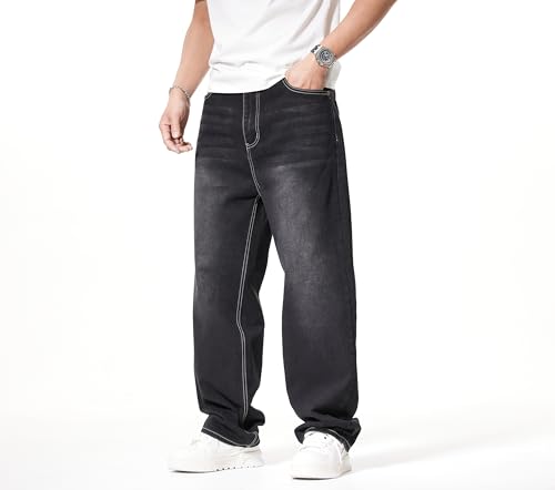 Men's Baggy Jeans 90s Style Loose Fit Denim Pants Casual StreetJeans for Men Comfortable Stretch for Everyday Wear3