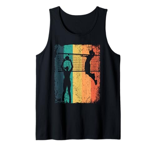 Volleyballspieler Vintage Mann Frau Strand Volleyball Tank Top Volleyballspieler Vintage Mann Frau Strand Volleyball Tank Top