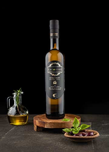 Laconiko Ultra Premium Extra Virgin Olive Oil | New 2025 HARVEST | NYIOOC 2025 GOLD MEDAL | MADE in GREECE | #1 MOST AWARDED GREEK OLIVE OIL BRAND | BEST Olive Oil From Greece - 2025 Athena International Competition | GMO FREE CERTIFIED | KOSHER (Plain 12.7 OZ)