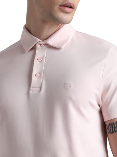 Image of JACK & JONES Men's Cotton Solid Slim Fit T-Shirt