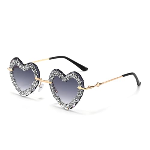 Lunettes de soleil sans monture anti-teint terne pour vos photos de bal de promo