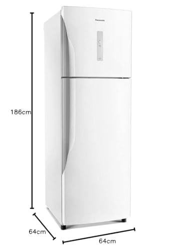 Geladeira Panasonic A+++ Frost Free 387l Branco Nr-bt41pd1wa 127v