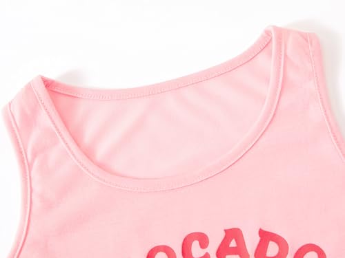 Tebbis Trendy Tie Dye Swirl Pajamas for Big & Teen Girls 2-Piece Soft Tank Top & Shorts PJ Jammies Set Size 6-182