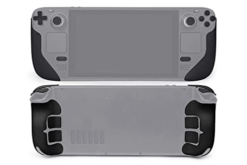 Image of TALONGAMES Controller Grips Compatible with Steam Deck OLED /Steam Deck Controllers, Anti-Slip, Sweat-Absorbent, Textured Skin kit, for Handle Grips, Buttons, Triggers, D-pad (Classic - Black)