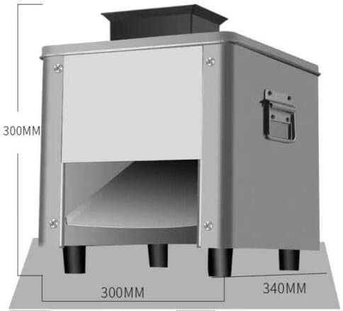 Commercial Stainless Steel Meat Slicer Full Automatic Home Meat Desktop 220V