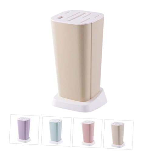 Cabilock Stylish Beige Kitchen Rack Holder for Cutting Boards and Knives Storage