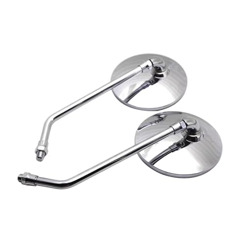 Rétroviseurs moto alu rétro argentés anti-vibration pour MT07 MT09 FZ8