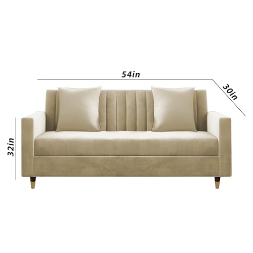 Image of Casaliving Garcia 3+2 Seater Sofa Set for Living Room (Cream)