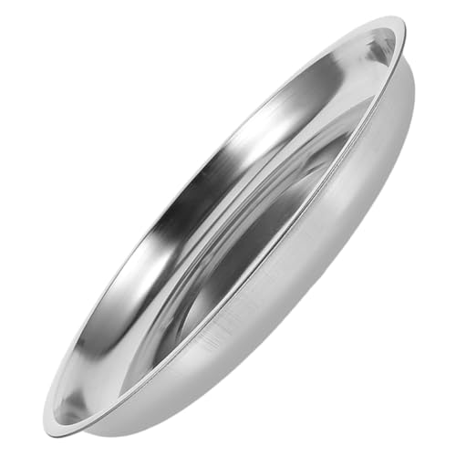 SOLUSTRE Stylish Stainless Steel Bench Scale Electronic Scale Pan Weighing Tray Weight Tray Mechanical Balance Pan for Kitchen