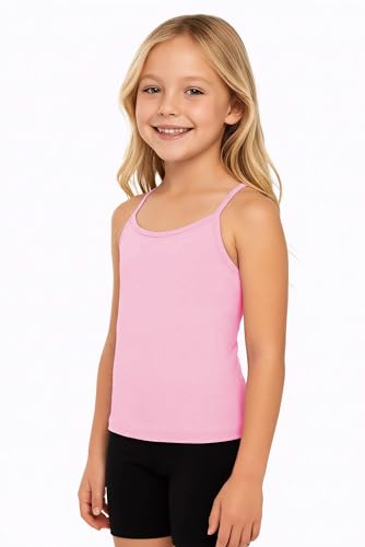 Image of Kurve Girl's Sleeveless Tank Top - Stretch Undershirts Cami Camisole, UV Protective Fabric, Rated UPF 50+ (Made in USA)