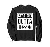 black funny: straight outta hessen hessia hessian frankfurt felpa