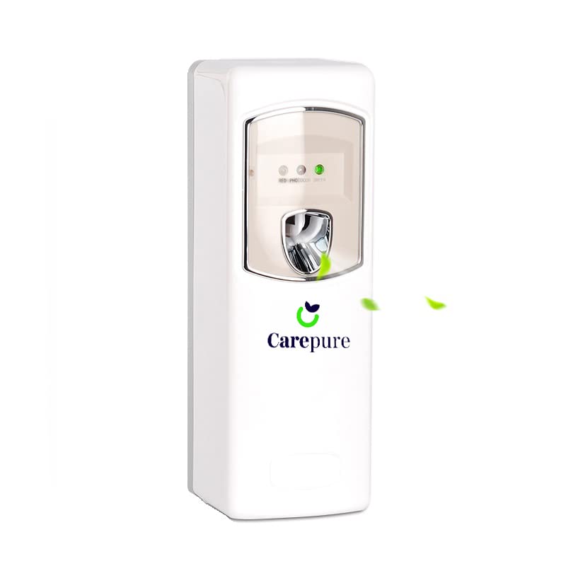 Carepure Automatic Air Freshener Dispenser/Automatic Aerosol Perfume Dispenser - Automatic (Day and Night) Light Sensor Enabled Free with D Size Batteries - V-880 (V-880)