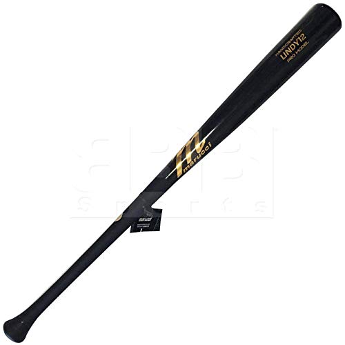 Marucci Francisco Lindor Lindy12 Pro Model Maple Wood Baseball Bat, Matte Black, 32" #TOP12