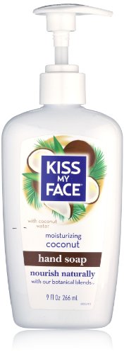 Kiss My Face Moisture Liquid Hand Soap, Coconut 9 oz Pump