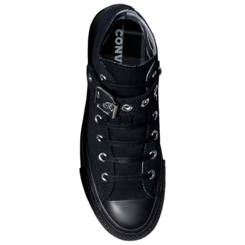 Converse Chuck Taylor All Star Eva Lift Meta Noir - Girls' Grade School (A07670C, Black/Black/Black)4