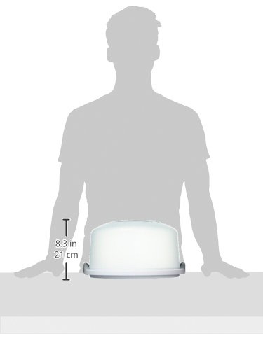 Sterilite Cake Server, 1 Pack, White #TOP1