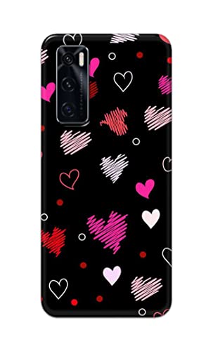 Image of PRINTFIDAA Vibrations of Love Hard Back Cover for Vivo V20 SE Back Cover -(P6) KAT1009