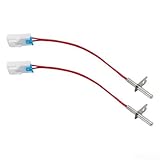 Trockner-Thermistor-Kit 6323EL2001B für LG & für KENMORE, Ersatz für 6931EL3003D/6931EL3001E, behebt keine Hitze, langes Trocknen, weiß, Kunststoff, 45-150°C(2PCS)