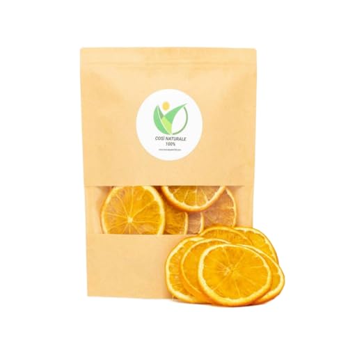 'COSI NATURALE 100%' arancia essiccata | naturale | snack salutare | snack per merenda | colazione | cocktail |tisane | tè | pasticceria | decorazioni varie (piccolo 50g)