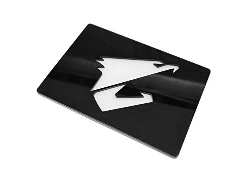 Savant PCs A o r u s Black and White Logo 2.5" Hard Drive (HDD) or Solid State Drive (SSD) Cover, Black and White