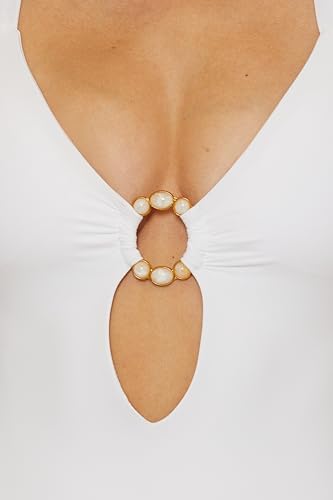 BECCA Women's Marble Canyon One Piece Swimsuit, Adjustable, Bathing Suits2