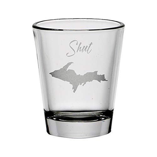 Shut Up Michigan Shot Glass Home & Kitchen