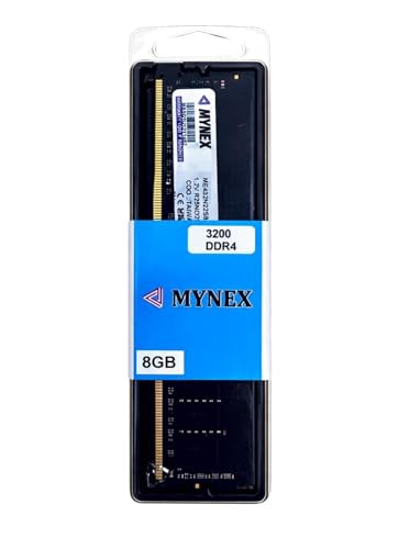 Image of MYNEX 8GB DDR4 3200MHz Desktop RAM | High Performance | Plug-and-Play | ME432N22S8-8G