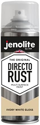 JENOLITE Directorust Turquoise Gloss - Multi Surface Spray Paint - For Use On Wood, Metal, Plastic, Ceramic & Rusted Surfaces - 400ml