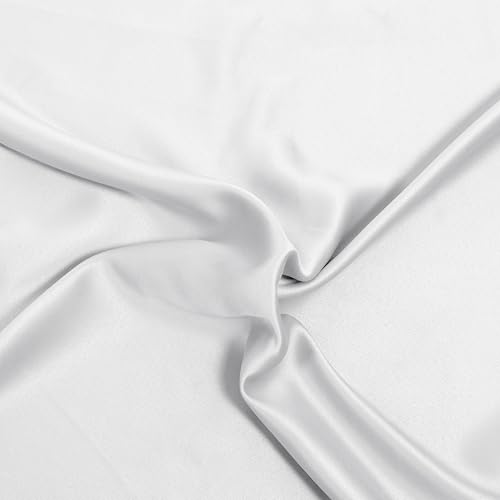 Image of Blackout Window Curtain with Tie Back 6 feet 1 Pcs | Room Darkening, Thermal Insulated, Noise Reducing Heavy Polyester Solid Curtain (White Colour)