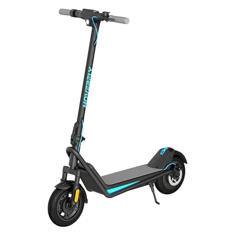 HOVERFLY X3 Electric Scooter for Adults, 10" Solid Tire, Max 18 Mile Range and 20Mph Speed, 500W Motor, with Front Dual Suspension Electric Code Lock, UL2272 Certified Foldable Commuting Escooter Cover