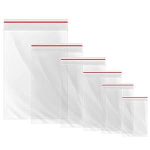 Auckpure SFDDNIVF1 Druckverschlussbeutel-Set 600 Stück