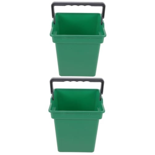 SOLUSTRE 2pcs Commercial Mop Bucket Set 4l Plastic Water Buckets with Handle for Home Yard Garden